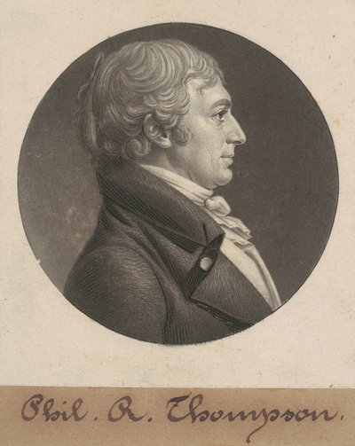 Philip Rootes Thompson av Charles B. J. Févret de Saint Mémin