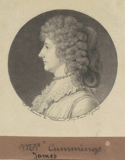 Phoebe Harisson Cuming av Charles B. J. Févret de Saint Mémin