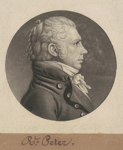 Robert Peter, Jr. av Charles B. J. Févret de Saint Mémin