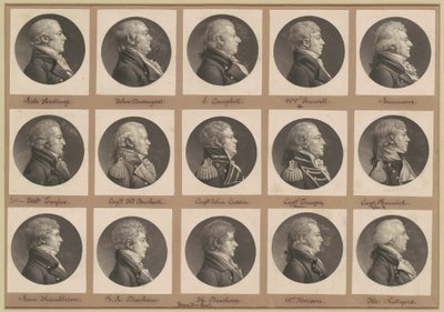 Saint-Mémin samling av portretter, gruppe 34 av Charles B. J. Févret de Saint Mémin