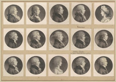 Saint-Mémin samling av portretter, gruppe 53 av Charles B. J. Févret de Saint Mémin