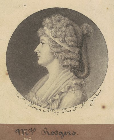 Sarah Elizabeth Rogers av Charles B. J. Févret de Saint Mémin