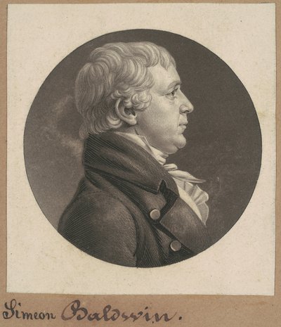 Simeon Baldwin av Charles B. J. Févret de Saint Mémin
