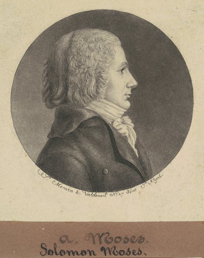 Salomo Moses av Charles B. J. Févret de Saint Mémin