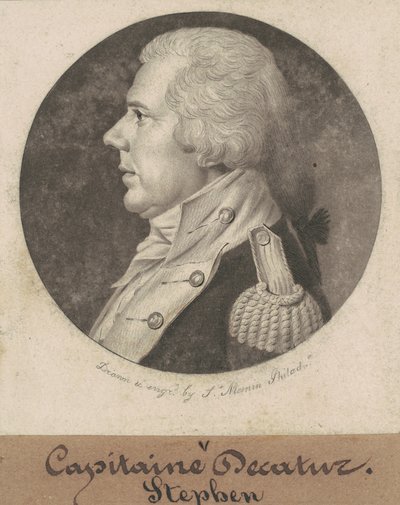 Stephen Decatur, sr. av Charles B. J. Févret de Saint Mémin