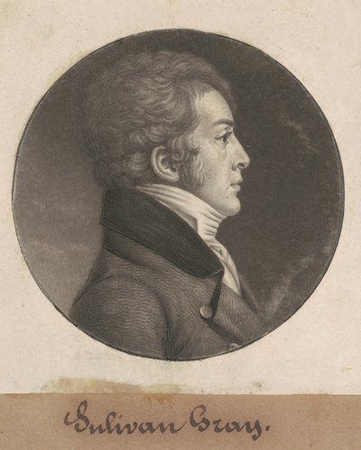 Sullivan grå av Charles B. J. Févret de Saint Mémin