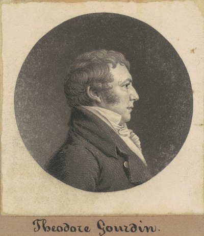 Theodore Gourdin av Charles B. J. Févret de Saint Mémin