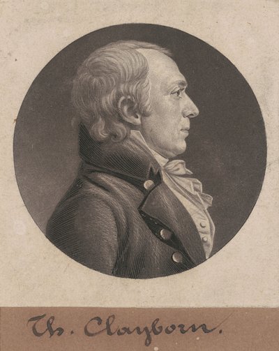 Thomas Claiborne av Charles B. J. Févret de Saint Mémin