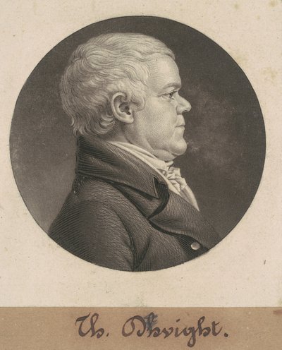 Thomas Dwight av Charles B. J. Févret de Saint Mémin