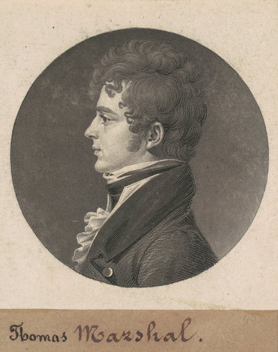 Thomas Marshall av Charles B. J. Févret de Saint Mémin
