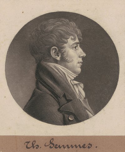 Thomas Semmes av Charles B. J. Févret de Saint Mémin