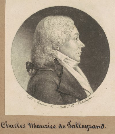 Uidentifisert mann av Charles B. J. Févret de Saint Mémin