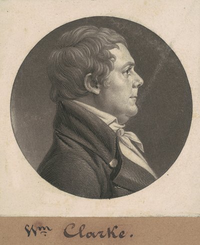 William Clark av Charles B. J. Févret de Saint Mémin