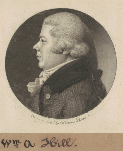 William Henry Hill av Charles B. J. Févret de Saint Mémin