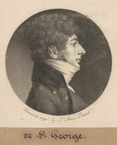 St. George av Charles B. J. Févret de Saint Mémin