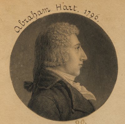 Abraham Hart av Charles Balthazar Julien Févret de Saint-Mémin