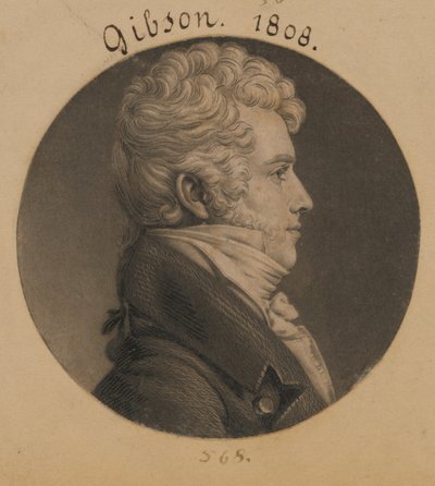 Alexander Gibson av Charles Balthazar Julien Févret de Saint-Mémin