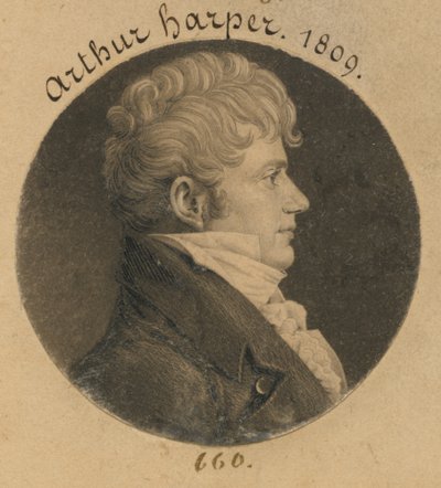 Arthur Harper av Charles Balthazar Julien Févret de Saint-Mémin