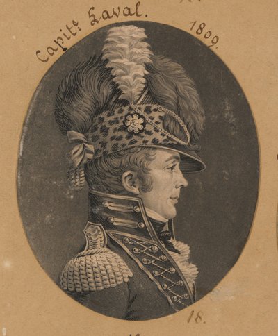 Jacint Laval av Charles Balthazar Julien Févret de Saint-Mémin