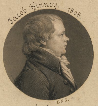 Jacob Kinney av Charles Balthazar Julien Févret de Saint-Mémin