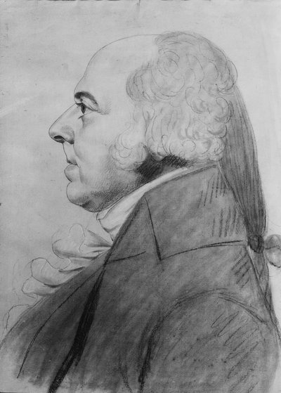 John Adams av Charles Balthazar Julien Févret de Saint-Mémin
