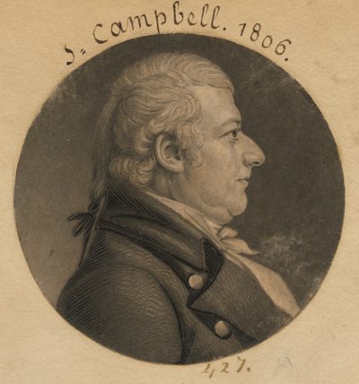 John Campbell av Charles Balthazar Julien Févret de Saint-Mémin
