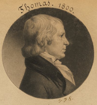 John Chew Thomas av Charles Balthazar Julien Févret de Saint-Mémin