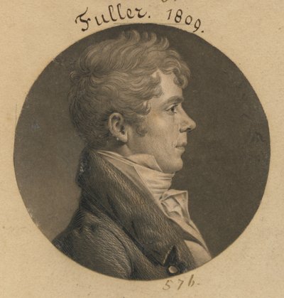 John Coles III av Charles Balthazar Julien Févret de Saint-Mémin