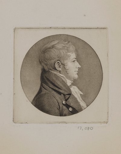 Dommer Joseph Hopper Nicholson av Charles Balthazar Julien Févret de Saint-Mémin