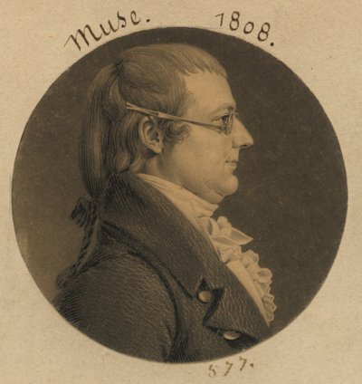 Lawrence Muse av Charles Balthazar Julien Févret de Saint-Mémin