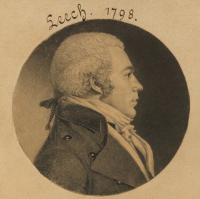 Blutegel av Charles Balthazar Julien Févret de Saint-Mémin