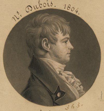 Nicholas DuBois av Charles Balthazar Julien Févret de Saint-Mémin