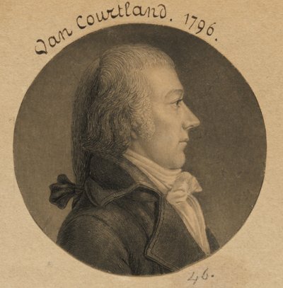 Pierre Van Cortlandt av Charles Balthazar Julien Févret de Saint-Mémin