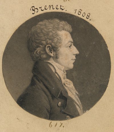 Muligens Henry Brunet av Charles Balthazar Julien Févret de Saint-Mémin