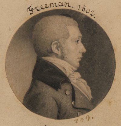 Muligens James Freeman av Charles Balthazar Julien Févret de Saint-Mémin