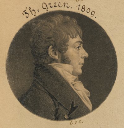 Thomas Green av Charles Balthazar Julien Févret de Saint-Mémin