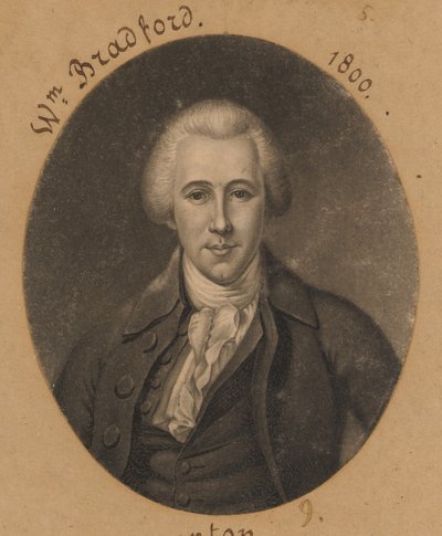 William Bradford, Jr. av Charles Balthazar Julien Févret de Saint-Mémin