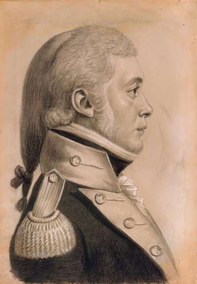 Dyer Sharp Wynkoop, 1800. av Charles Balthazar Julien Févret de Saint-Mémin