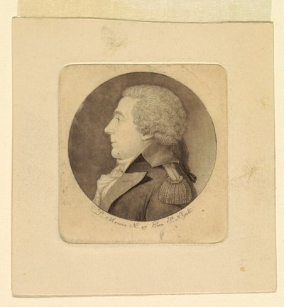 Portrett av en ung mann av Charles Balthazar Julien Févret de Saint-Mémin