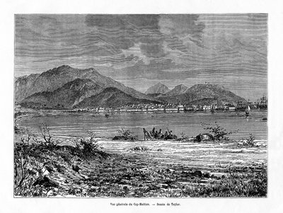 Cap Haitien, Haiti, 1800-tallet av Charles Barbant