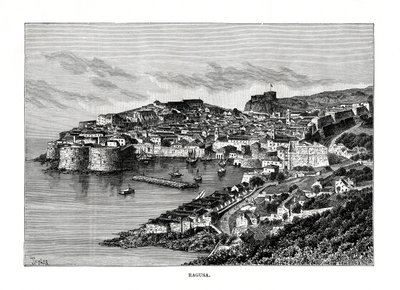 Ragusa, Sicilia, Italia, 1879 av Charles Barbant
