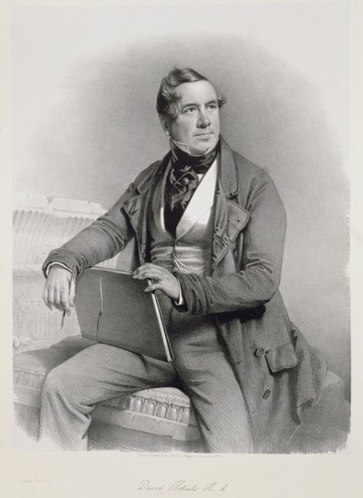 Portrett av David Roberts (1796-1864) frontispice til bind I av 