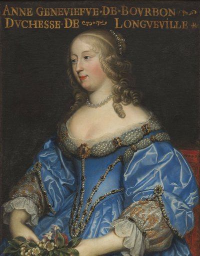 Anne-Geneviève de Bourbon-Condé 1619-1679, hertuginne av Longueville, midten av 1600-tallet. av Charles Beaubrun
