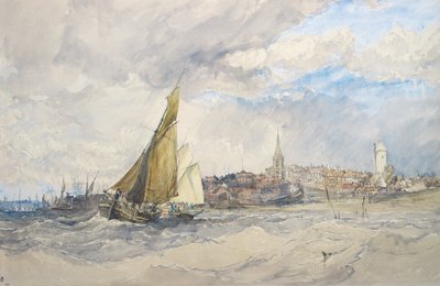 Harwich, fra havet av Charles Bentley
