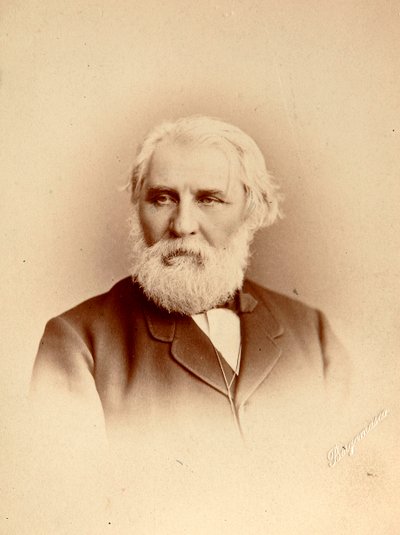 Ivan Turgenev, russisk forfatter, sent på 1800-tallet av Charles Bergamasco