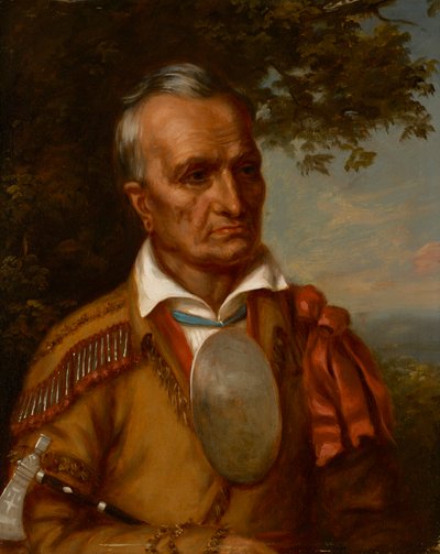 Rød jakke, Seneca-sjef (Sagoyewatha) (ca. 1758-1830) av Charles Bird King