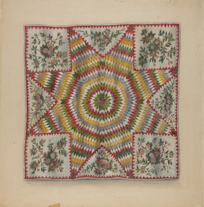 Quilt (Star of Bethlehem) av Charles Bowman