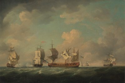 Fangsten av "Marquis d'Antin" og "Louis Erasme" av Charles Brooking