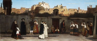 Romersk gatescene, 1872 av Charles Caryl Coleman