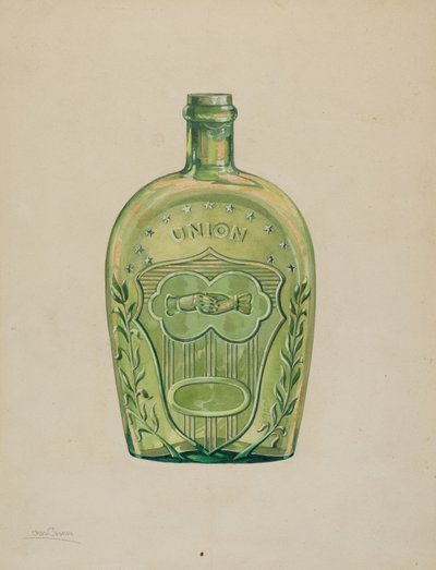 Brennevinsflaske av Charles Caseau